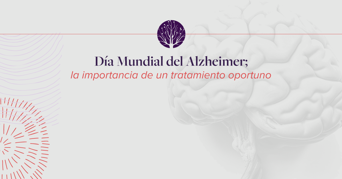 Dìa mundial del Alzheimer: La imporyamcoa del tratamiento oportuno. Cerebro en blanco y negro de fondo